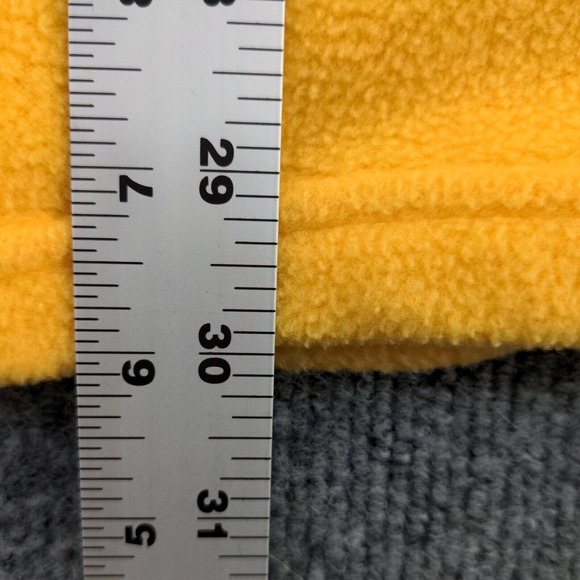 New York Hotel & Casino Mens Fleece Pullover Yellow XL V-Neck Vintage Made USA - Picture 14 of 15
